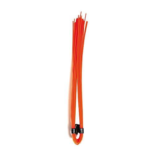 Swanson Tool Co MWOR61000 6 Inch Safety Marking Whiskers, Orange Glo, 25 Pack