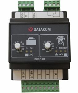 datakom dkg-173 230/400v generator/mains automatic transfer switch panel (ats)