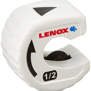 LENOX Tools Tubing Cutter for Tight Spaces, 1/2-inch (14830TS12) , White