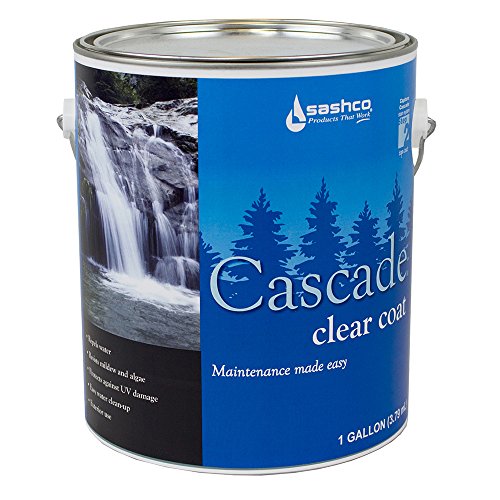 Sashco Cascade Exterior Weather Repellent, 1 Gallon Pail, Semi-Gloss Clear (Pack of 1) (63004)