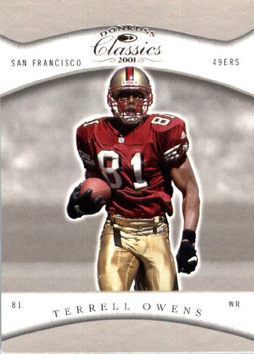 2001 Donruss Classics Football Card #79 Terrell Owens San Francisco 49ers