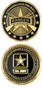 u.s. army ranger challenge coin-eagle crest 2551 by eagle crest