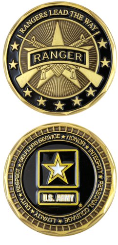 U.S. ARMY RANGER Challenge Coin-Eagle Crest 2551 by Eagle Crest