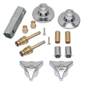 danco tub and shower 2-handle remodeling trim kit for union brass, chrome, 1-kit (39690)