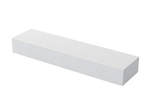 bon tool 14-831 8-inch by 2-inch by 1-inch 60 grit aluminum oxide tile setters stone and rub brick, white