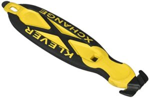 klever xchange, safety knife cutter, replaceable head, yellow