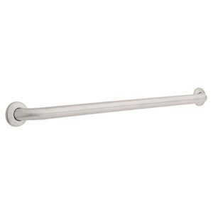 franklin brass 5636 1-1/2-inch x 36-inch concealed mount safety bath and shower grab bar, stainless steel