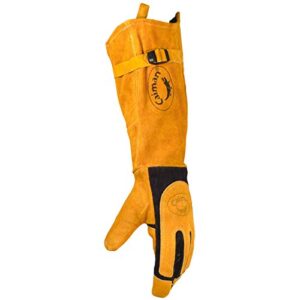 Caiman 1878-0 Welders and Foundry Gloves Gold L