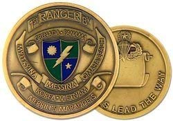 hmc us army ranger 1st ranger battalion challenge coin