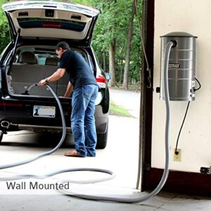 VacuMaid GV50PRO Wall Mounted Garage and Car Vacuum with 50 ft. Hose and Tools.