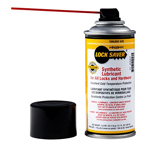 Mil-Comm Lock Saver Travel Size Synthetic Lubricant For All Locks 6.1 Ounce