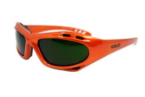 hobart 770727 shade 5 lens safety glasses, orange