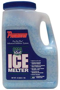 blue granular ice melt, -8?ö¼?ûæf, 12 lb. plastic shaker jug