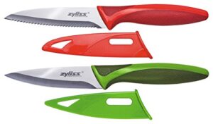 zyliss set of 2 paring knives knife set