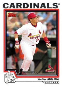 2004 topps baseball #324 yadier molina rookie card