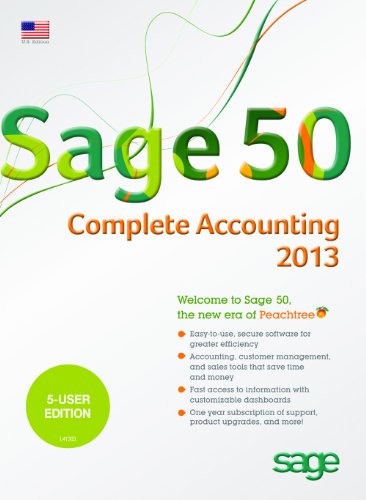 Sage 50 Complete Accounting 2013 US 5-User [Download]