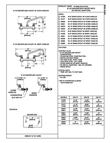 Fisher Ss Faucet 8Bszlh 12Ss