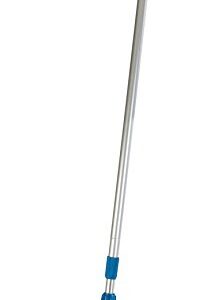 Carlisle FoodService Products Telescopic Mop Handle for Flat Head Mops for Floor Cleaning, Home, Kitchen, Restaurants, Office, And Janitorial Use, Aluminum, 43 - 70 Inches, Silver