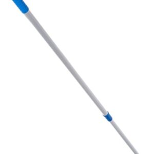 Carlisle FoodService Products Telescopic Mop Handle for Flat Head Mops for Floor Cleaning, Home, Kitchen, Restaurants, Office, And Janitorial Use, Aluminum, 43 - 70 Inches, Silver