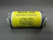 2000 d 25 coin bankroll of sacagawea uncirculated