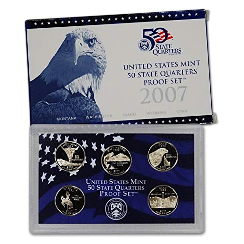 1 S 1999 thru 2009 All 56 Proof State & Territory Quarters Complete Set With Boxes and COA Proof