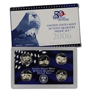 1 S 1999 thru 2009 All 56 Proof State & Territory Quarters Complete Set With Boxes and COA Proof