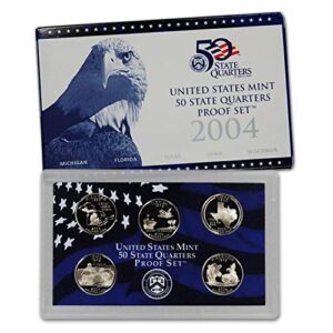 1 S 1999 thru 2009 All 56 Proof State & Territory Quarters Complete Set With Boxes and COA Proof