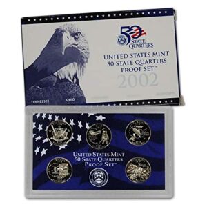 1 S 1999 thru 2009 All 56 Proof State & Territory Quarters Complete Set With Boxes and COA Proof