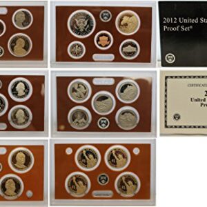 2012 United States 14-coin Proof Set - OGP box & COA