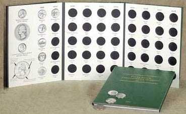 1 D Complete 56-coin State Quarters Series Set,"D" mint mark, Littleton State Quarter Folder Uncirculated