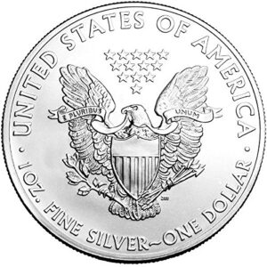 1987 American Silver Eagle .999 Fine Silver Dollar Uncirculated US Mint with Our Certificate of Authenticity