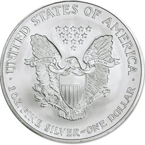 2005 American Silver Eagle .999 Fine Silver Dollar Uncirculated US Mint with Our Certificate of Authenticity