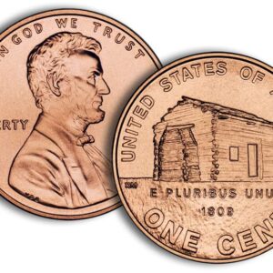 2009 P Lincoln Cent 50-coin Bankroll - NEW LOG CABIN Cent Seller Uncirculated