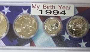 1994-5 Coin Birth Year Set in American Flag Holder Uncirculated