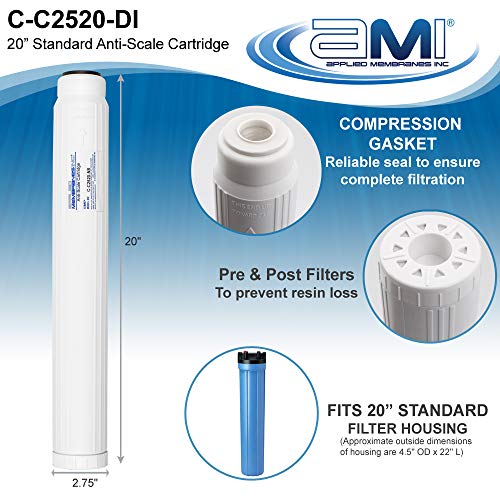 Anti-Scale Filter Cartridge for Standard 20" Filter Housing