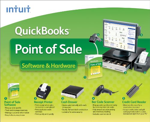 Intuit Quickbooks Point of Sale Pro V11 2013 with Hw Retail