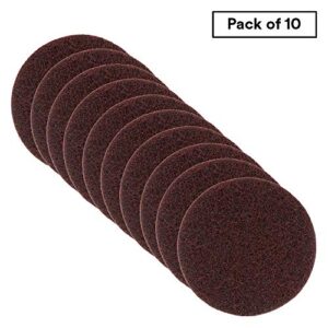 Cubitron II Scotch-Brite Surface Conditioning Disc for Sanding – Metal Surface Prep – Hook and Loop – Aluminum Oxide – Medium Grit – 5” diam. – Pack of 10