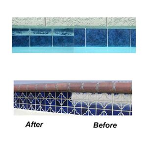 Pool Pumice Stone with EZ-Clip Handle to Reomve Erase Rust Stain Spot in Concrete Plaster Pool Spa and Calcium Deposit on Pool Tile