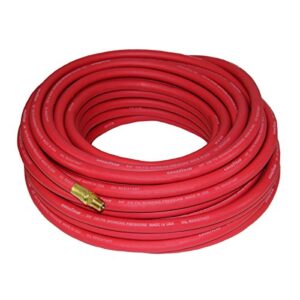 good year 50' x 3/8" rubber air hose red, 250 psi