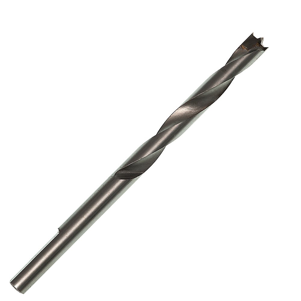 BLUE BOAR 1/4" x 3-7/8" TCT Tungsten Carbide Brad Point Pilot bit for hard woods, Plywood, MDF, Chipboard, OSB, Ipe