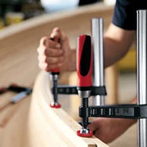 BESSEY TG7.016+2K Clamp, woodworking, F-style, 2K handle, replaceable pads, 7 In. x 16 In., 1320 lb