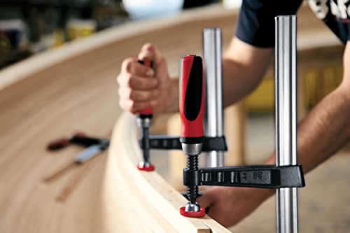 BESSEY TG7.016+2K Clamp, woodworking, F-style, 2K handle, replaceable pads, 7 In. x 16 In., 1320 lb