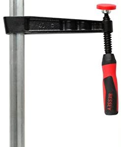 BESSEY TG7.016+2K Clamp, woodworking, F-style, 2K handle, replaceable pads, 7 In. x 16 In., 1320 lb