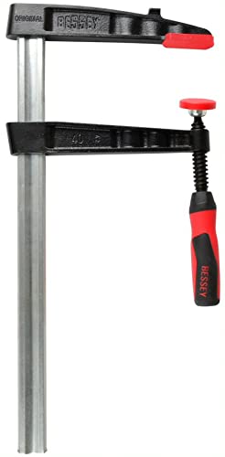 BESSEY TG7.016+2K Clamp, woodworking, F-style, 2K handle, replaceable pads, 7 In. x 16 In., 1320 lb