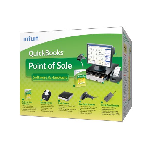 Intuit Quickbooks Point of Sale Multi-Store V11 2013 New User with Hw Retail