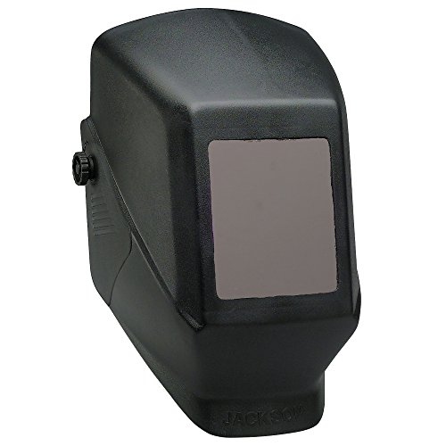 Jackson Safety 14975 W10 HSL 100 Black Passive Welding Helmet, 5-1/4" Length x 4-1/2" Width (Pack of 4)