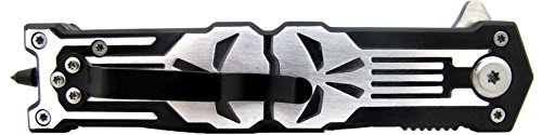 Punisher Glass Breaker Spring Assisted Knife Black Model:
