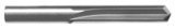 3.5mm (.1378") straight flute - solid carbide drill