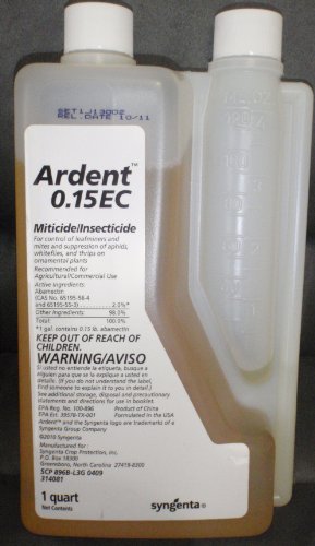 Ardent or equivelent 0.15EC Miticide / Insecticide 32oz Quart Generic Avid or equivalent