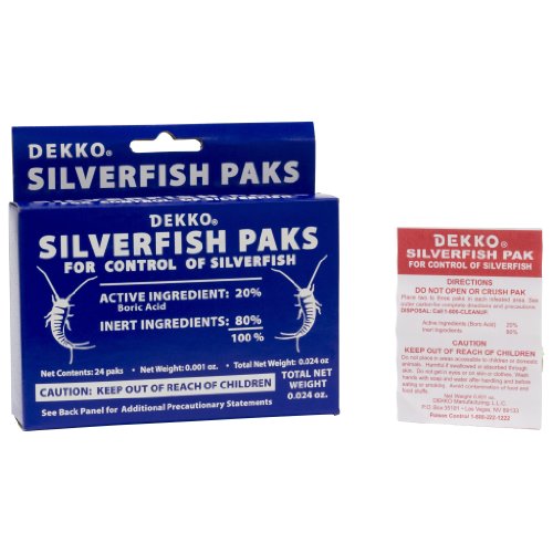 Dekko Silverfish Packs for Control of Silverfish - 6 Pack